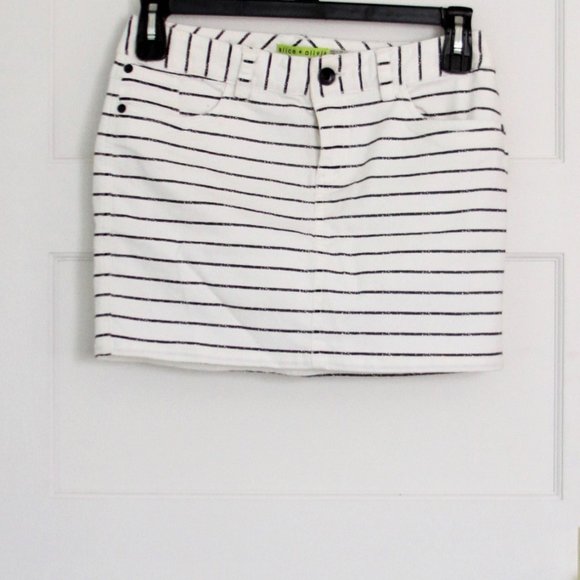 Alice and Olivia Denim Mini Skirt - Picture 8 of 8